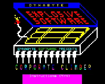 Corporate Climber (19xx)(Dynabyte)[CORPOR] screen shot title